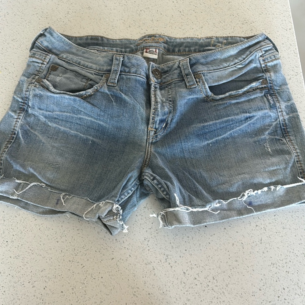 Silver Lola Jean Shorts